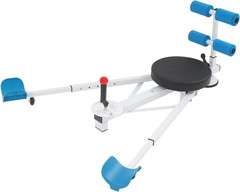 Adjustable Foldable Leg Stretcher Split Machine 0–180° 330 lb Blue White