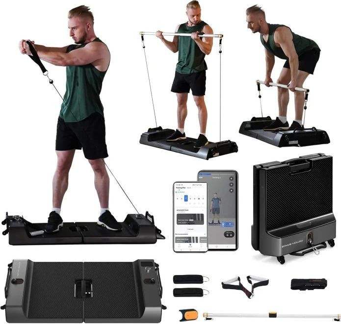 Motion Space JLP60S-A1 Smart Trainer Home Gym Adjustable Foldable Digital 80lb