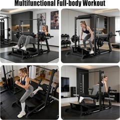 Hip Thrust Machine 770 LBS Plate Loaded Glute Bridge Exercise Equipment Home Gym