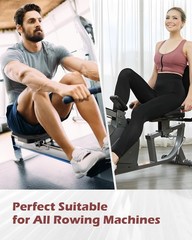 Fitense Rowing Machine Seat Cushion for The Concept 2 Black