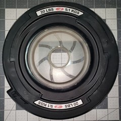 USED Bowflex Revolution XP FT OEM Spiraflex 20 # Top Half of Disc Cover ONLY