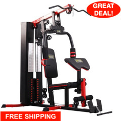 Multifunctional Home Gym System Full Body Workout Station 330lb Weight Workout