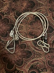 Set of 2 Bowflex 43″ Cable OEM Assembly Hooks W/Clips
