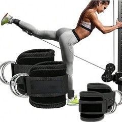 9-Piece Barbell Pad Set With Hip Bands, Lifting Straps & Ankle Straps – Gym Kit