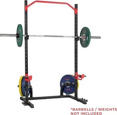 Complete Strength Training Set: Durable Power Rack, Pull-Up Bar & Safety Arms