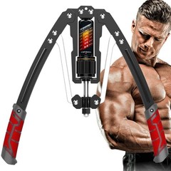 EAST MOUNT Twisting Arm Exerciser – Adjustable 22-440 lbs Hydraulic Power