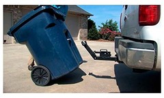 Tote Caddy Trash Can Transporter – Fits Truck/Auto/Golf Cart/ATV With 2in