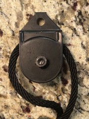 Total Gym Leg Pulley ROPE with 2 caribeaner and o-ring Fits Many Models (READ)