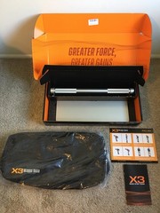 X3 All-In-One Home Gym System – Elite Bar, Premium Plate, and Travel Case Only