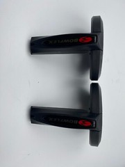 2- Bowflex 1090 Dumbbell Replacement Handle Part Black Tab Endcap Dial Lock Disc