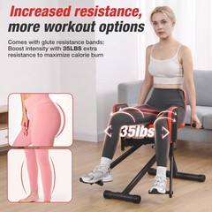 Hip Abductor Machine 300 lb Capacity – Home Gym for Glutes and Thighs