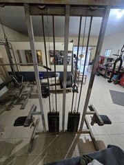 double cable pull down machine