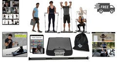 Portable Home Gym Resistance Bands Adjustable Strength Training Equipment