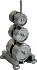 Mini Gym Set 4 Peice Smith Machine Weight Rack Dumbbell Rack Doll House Toys