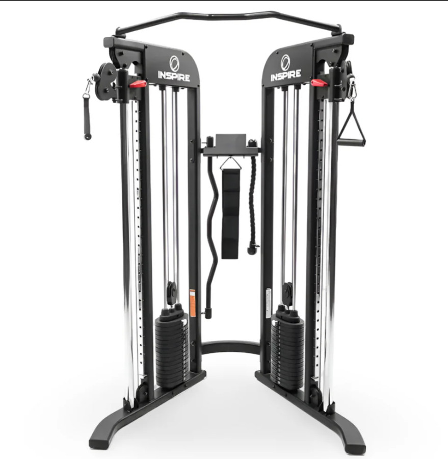 INSPIRE FTX FUNCTIONAL TRAINER Home Gym Machine with Two 165 lb weight stack