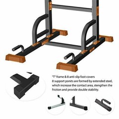 Sportsroyals Power Tower Dip Station Pull Up Bar for Home Gym Strength Training
