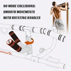 Sportneer Doorway Pull Up Bar – 440lbs Multi-Grip Folding Chin Up Bar