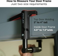 Jayflex CrossGrips Compact Pull Up Bar – Pull Up Bar Door Frame for Work from…