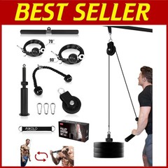 Portable Fitness Cable Machine with Detachable Handles^