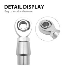 2Pcs 5/8 inch Heim Joints Rod End Kit, .625″ Chromoly Heim Joints Panhard Rod