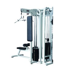 STS Tricep Station 200lb Stack Adjustable Cable Column Gym White