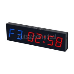 1.8″ 6-Digit LED Gym Timer Boxing Timer Supports Countdown Count-up ot25