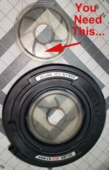 USED PAIR of Bowflex Revolution XP FT OEM Spiraflex Center Plastics Only