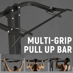Assisted Pull up Machine, GMWD 600LBS Leverage Assisted Chin and Dip Machine, 4