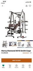 Marcy MD-9010G Smith Machine/Cage System Home Gym