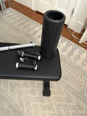Tonal Wall-Mounted Home Gym Strength Training System Black w/ Bar Handles Rope