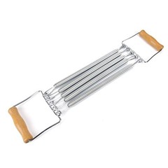 Keenso Chest Expander,Wooden Handle 5 Removable Spring Chest Expander for Men…