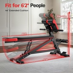 Multi-Function Roman Chair Bench for Full-Body Workout-