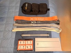 X3 Bar Elite Complete Resistance Band System – Includes case – used one time