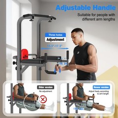 RELIFE REBUILD YOUR LIFE Power Tower Pull Up Bar Station Workout Dip Station …