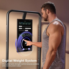 Smart Home Gym, Multi-Functional Gym Machine for Full Body Strength Training, Al