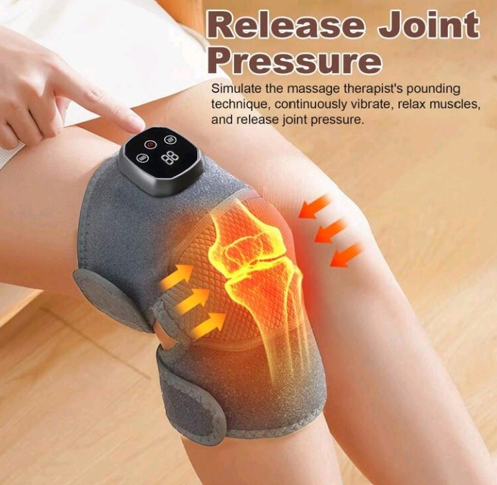 Rechargeable Knee & Shoulder Massager with Heat & Vibration – 3 Modes