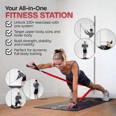 Wall Home Gym Anchor Aluminum 300lbs 100+ Exercises