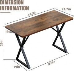 800 lb Capacity Office Desk SMILHELTD 47.2 Inch