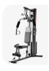 B-New/Weider XRS 50 Adjustable Home Gym w/ Chest Press & Leg Extension WESY24618