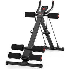RELIFE REBUILD YOUR LIFE AB Workout Machine Adjustable Ab Trainer Black