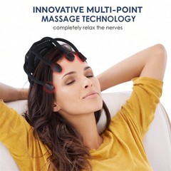 Cordless Electric Octopus Scalp Massager, 3-Mode Portable Head Massage Relaxer