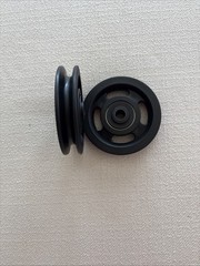 RitFit Nylon Bearing Pulley Wheel OD 90mm for Cable Gym Equipment Part Lot of 2