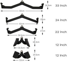 Fitvids Multifunctional Home Gym System Workout Station Multiple Grip Handles