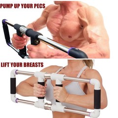 GOFITNESS Push Down Bar Chest Trainer – Home 90LBS – Men – Strong, Black