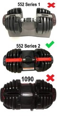 Bowflex SERIES 2 SelectTech 552 Dumbbell Replacement Handle Grip Holder Part