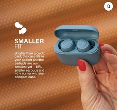JLab Go POP+ True Wireless Bluetooth Earbuds, iOS, Android, Headphones
