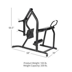 Titan Fitness Plate-Loaded Kickback Glute Machine Specialty Lower Body Strength