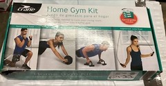 Crane Fitness HOME GYM KIT Resistance Tube Push Up Bars Jump Rope Ab Wheel NEW