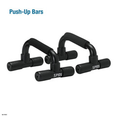 Home Gym Essentials Kit, Includes Jump Rope, Push-Up Bars, Ab Wheel and Medium R