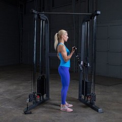 Body-Solid Powerline Functional Trainer Cable Machine, Dual 210lbs (PFT100/2)